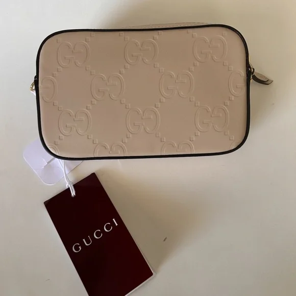 GUCCI Gilbert Calfskin Leather Mini Envelope Beige Crossbody Bag NIB 781554 - Picture 15 of 15